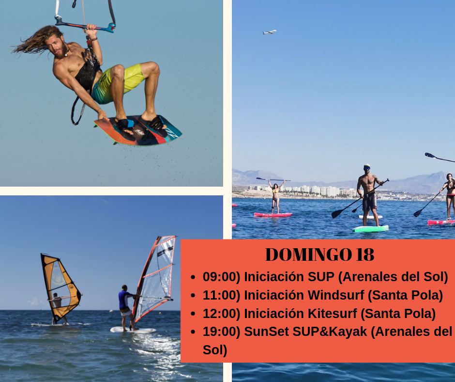 Programa de actividades náuticas 17 de agosto