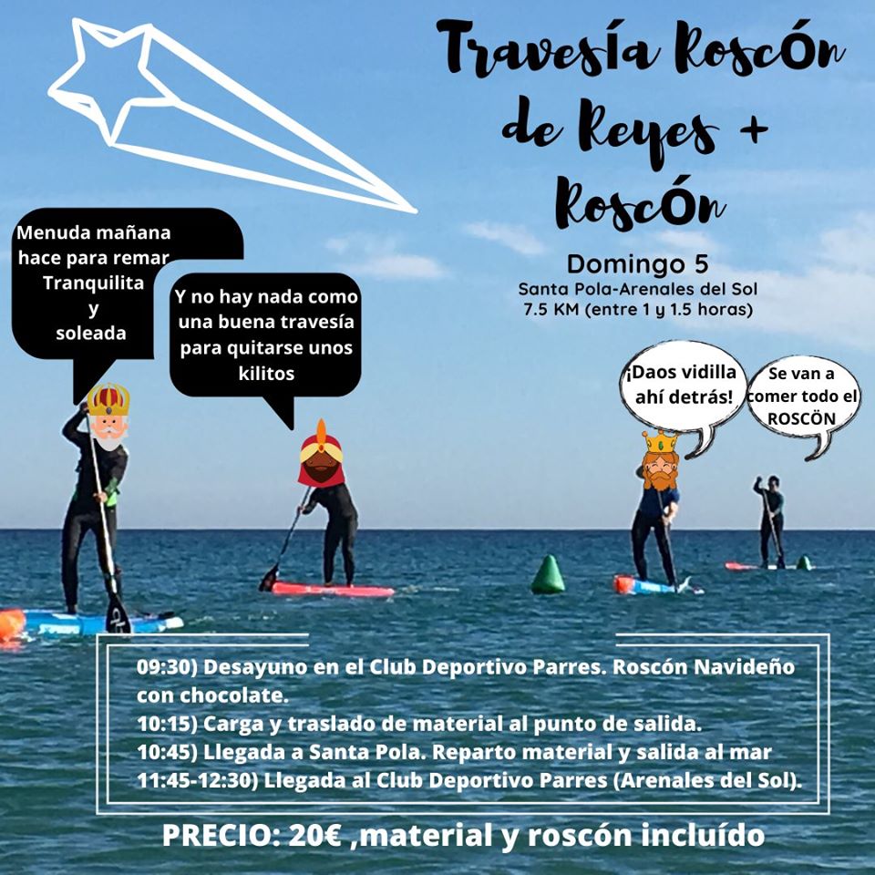 Travesía SUP Roscón de Reyes