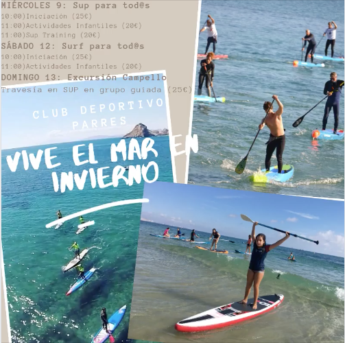 Semana intensa de SUP y Surf 8 de octubre 2019